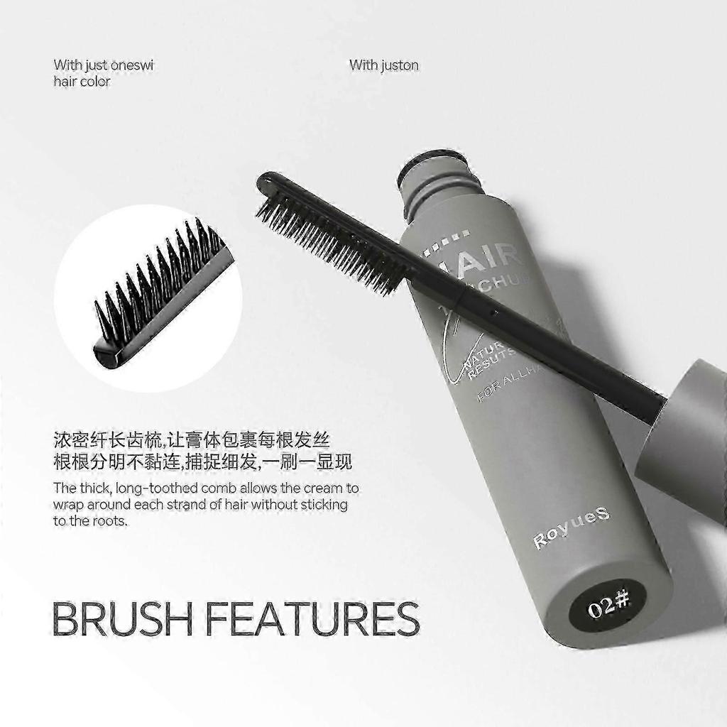 Waterproof Hair Root Touch-Up Stick with Precision Tip for Women