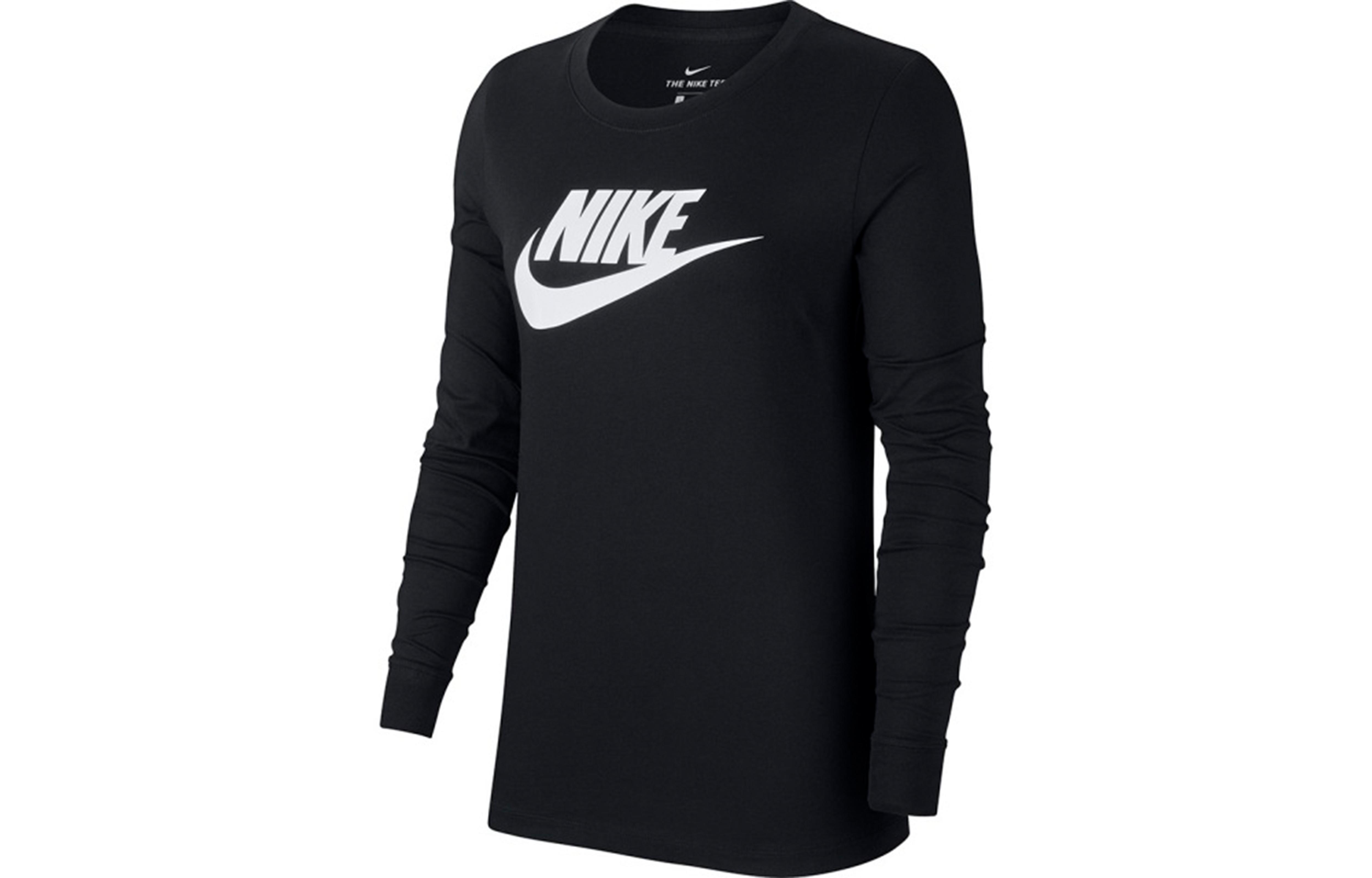

Nike T Shirts Women s Black Crew Neck Moderate Straight Fit BV6172-010 S