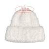 Plush Plush Bucket Hat Warm Panama Hat Outdoor Basin Sun Cap  for Women