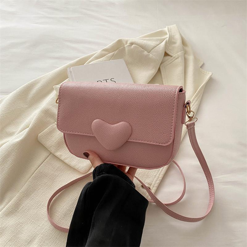 Chic Pu Leather Small Crossbody Bag For Women In Trendy Summer Colors Elegant Design