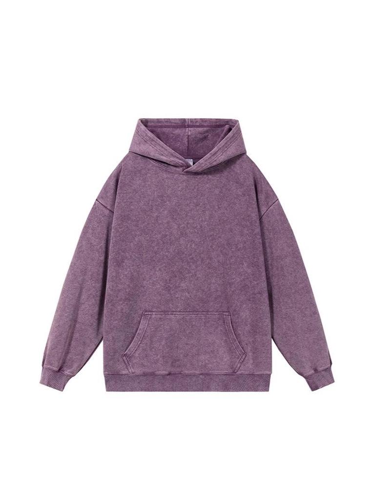 Men's Custom Embroidered Cotton Hoodie - Loose, Thick & Washable