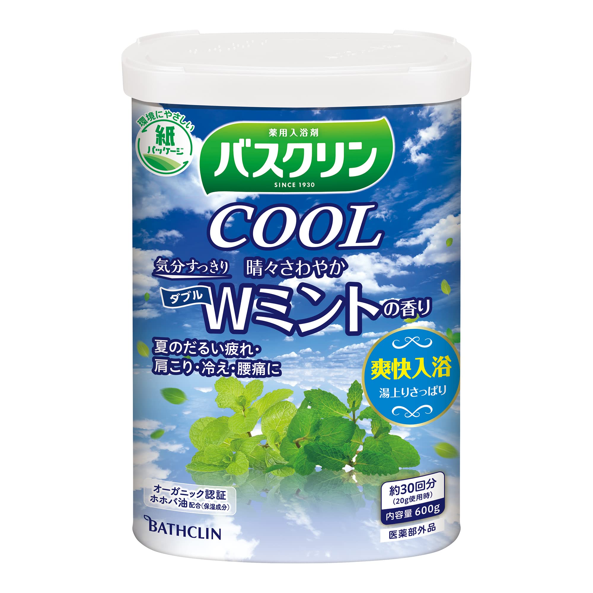 

Bathcrinkle Bath Refreshing Double Mint Cool Bath Refreshing Additives, Scent, 600g, Additives, [Quasi-drug]