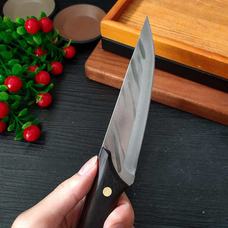 Ručně tepaný vykosťovací nůž pro domácnost Sekáček na maso Kuchyňský nůž z nerezové oceli