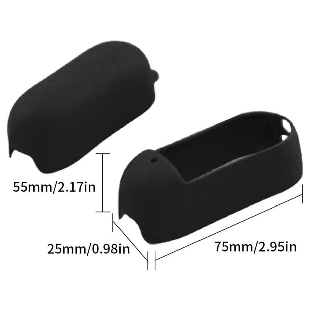 Silicone Case for Insta360 GO 2 Camera Protective Cover for Charging Case Black