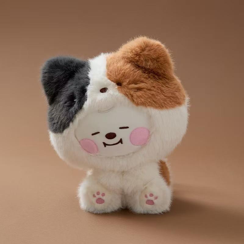 BTS BT21 Βελούδινη κούκλα Kpop Βελούδινο παιχνίδι ζώο έκδοση καθιστή