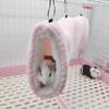Hamster Hammock Cave Shed Small Pet Warm Hut Cage Tunnel for Guinea Pigs