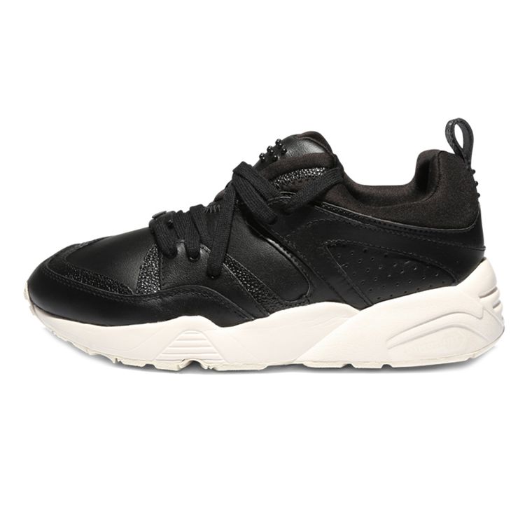 Puma Blaze Of Glory Low Top Lifestyle Sneakers Unisex Sneakers Black White 360532-02 37.5