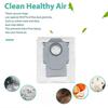 Pack of 8 Vacuum Cleaner Bags Accessory Set for Q Revo/P10 Robot Suction Station Large Capacity Vacuum Cleaner Bag