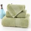 Soft Pure Cotton Bath Towel Set - 3-Piece Absorbent Combed Towels