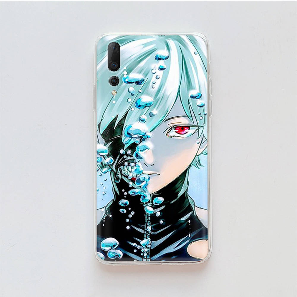 

Прозрачный чехол для Samsung A04 A14 A23 M33 M53 Realme 10 9 C35 C55 VIVO X80 Infinix Hot 30 Note 11 Tecno Spark 8P Pro W-53 Tokyo Ghoul Samsung A34 5G коричневато-жёлтый