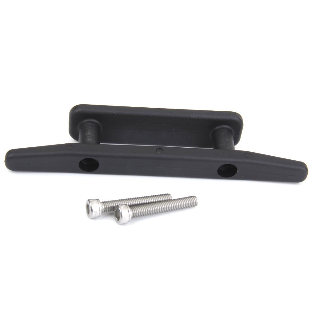 Nylon Marine Boat Kayak Canoe Deck Cleat Mooring Fixed Seat Anchor Black