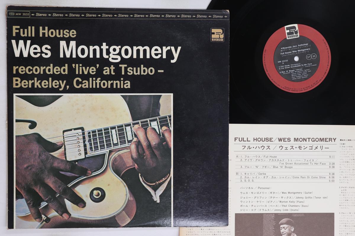 

LP Record WES MONTGOMERY - Full House MW2032 RIVERSIDE 1962 Japan Jazz Used