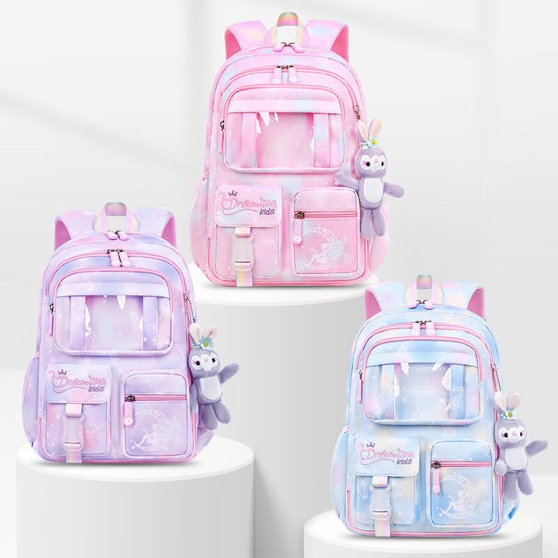 CHUNLONG Girls Large Fridge-Style School Backpack Set