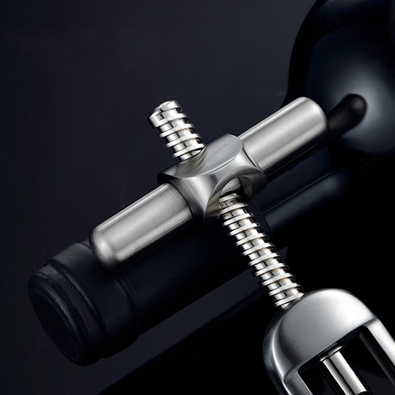 1/3Pcs 304 Stainless Steel Wine Bottle Opener, Leverage Design Corkscrew for Red Wine - Kitchenware Bar Tools