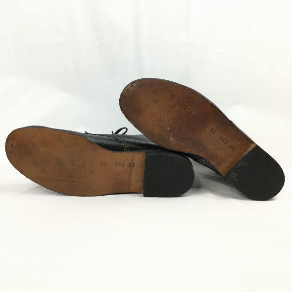 ECCO Premium Short Leather Boots Black size 42 26.5-27.0(USED)