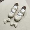 Fashion Butterfly-knot Women Mary Jane Shoes Elegant Round Toe Thick Heel Shoes Ladies Fashion Lolita Pumps Size 35-39 Zapatos De Mujer