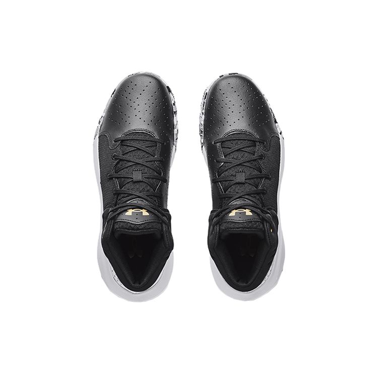 Under Armour Unisex Jet 21 Black White Metallic Gold 3024260-006