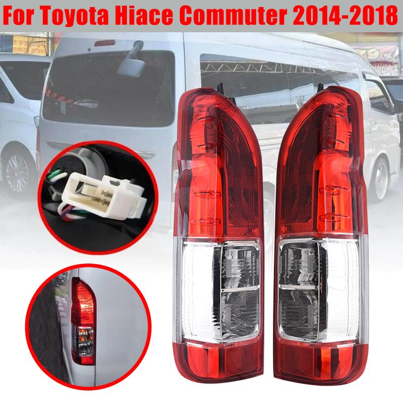 Car Left Right Tail Light Rear Brake Lamp Signal Lights Assembly For Toyota Hiace Commuter 2014-2018 Replacement Car Accessories