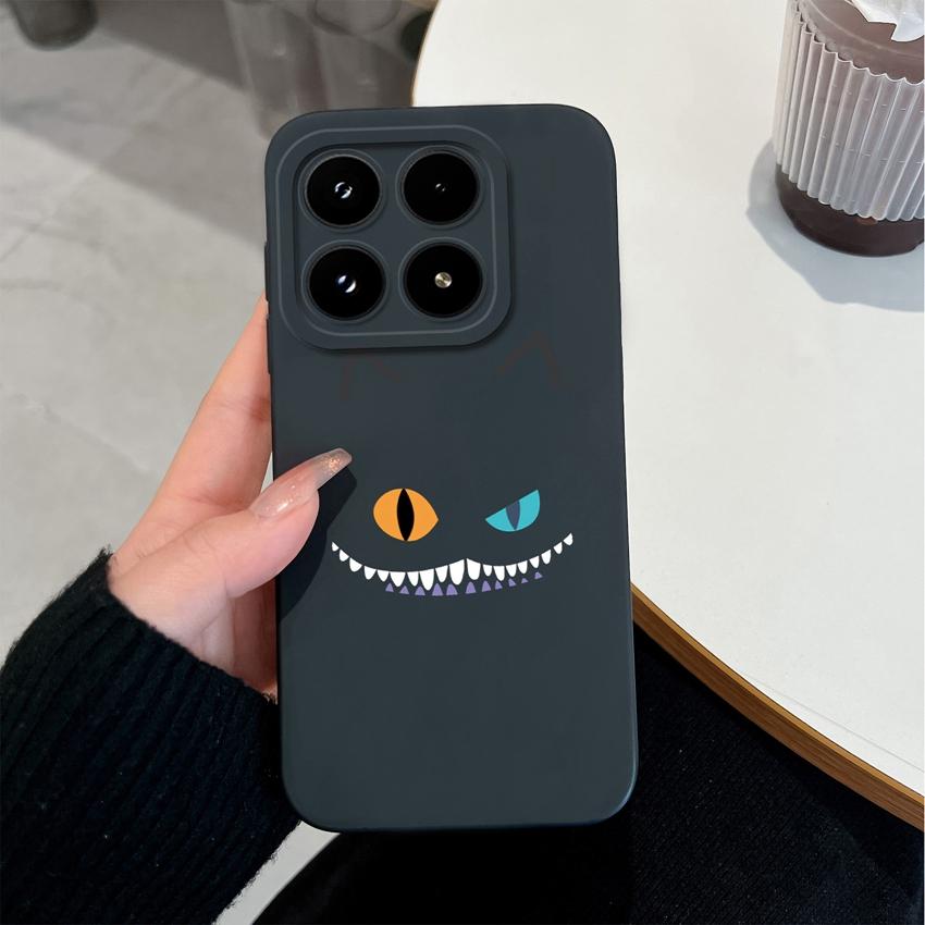 For Xiaomi 17 14T 15 15T Pro Poco M7 M8 C71 C75 F7 F8 Phone Case Cute Anime Owl Patterns Liquid Silicone Fashion Shell For Xiaomi Anti Slip Back Cover