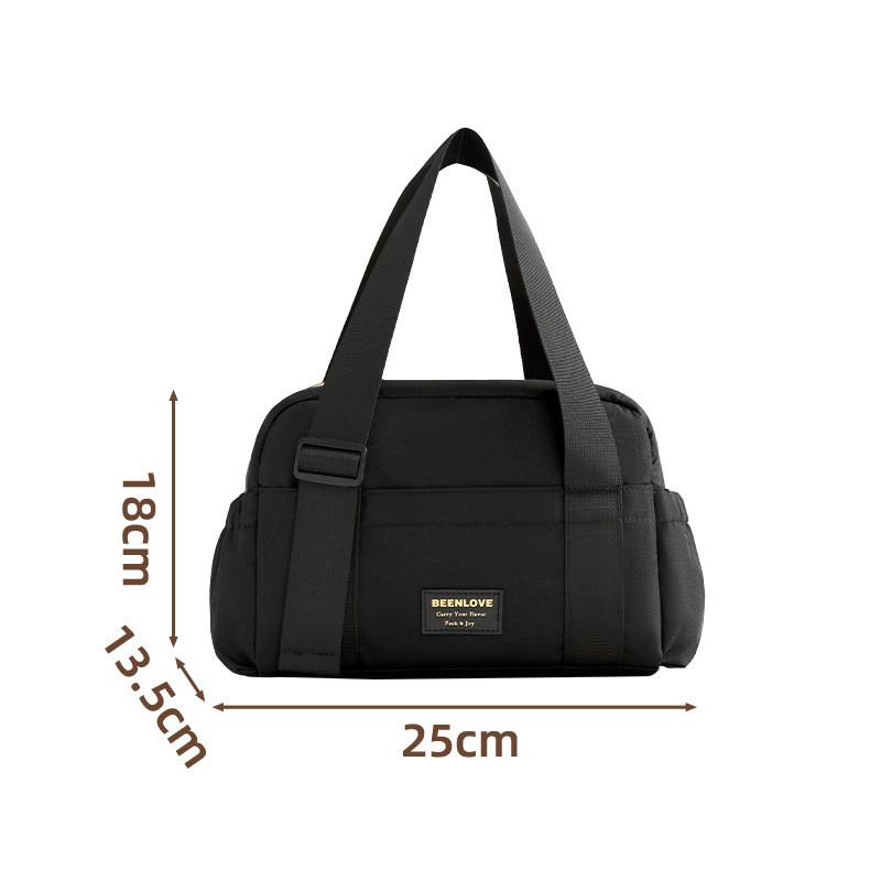 Pattern Cute Bowknot Insulated Lunch Tote For Office Commuters And Meal Storage