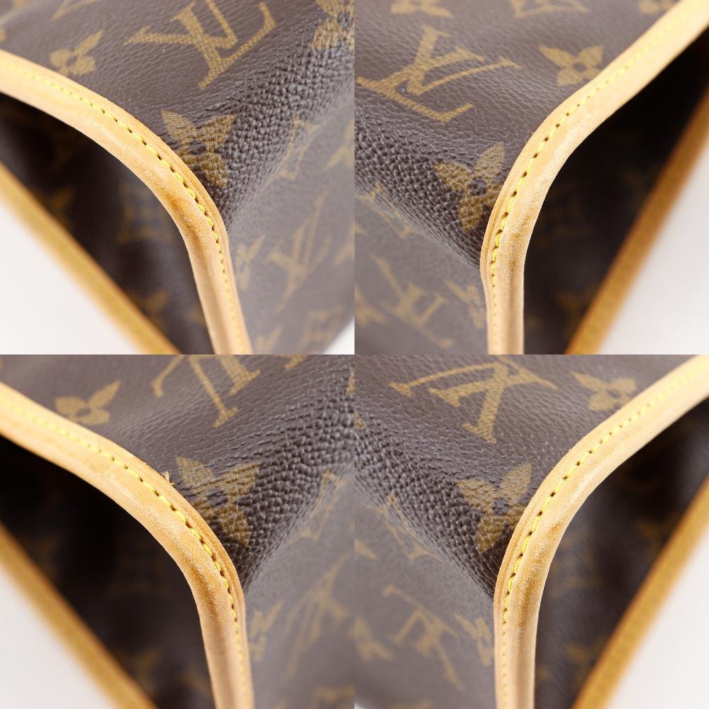 LOUIS VUITTON Popan cool Handbag M40009 Brown Monogram canvas Women Used