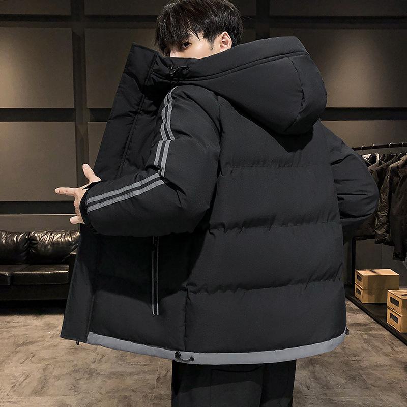 Cotton-padded Men's Autumn and Winter Jackets, Fashionable Outdoor Winter Clothes, Thickened Cold-proof Youth Cotton-padded Clothes