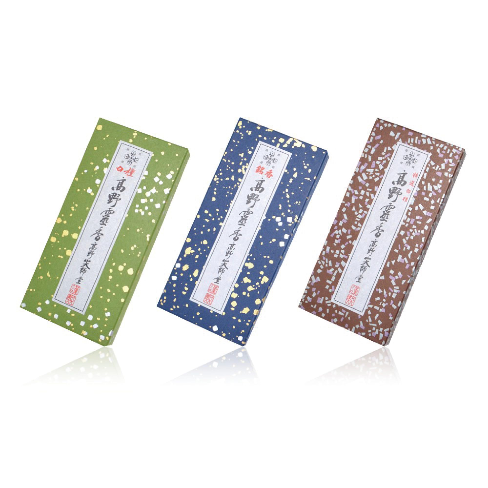 

Koyasan Daishido Incense, Koya Reiko (Premium Sandalwood, Premium Incense, Specially Selected Sandalwood) 3-Box Set