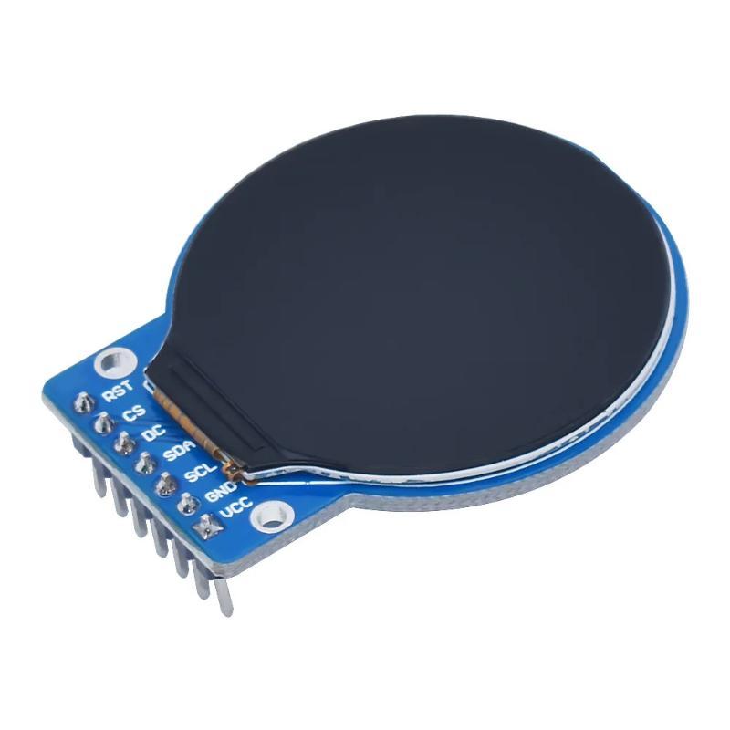 1.28 Inch 4 Wire SPI Interface TFT LCD Module Color Round Screen Display Adapter PCB Board RGB 240*240 GC9A01 Drive