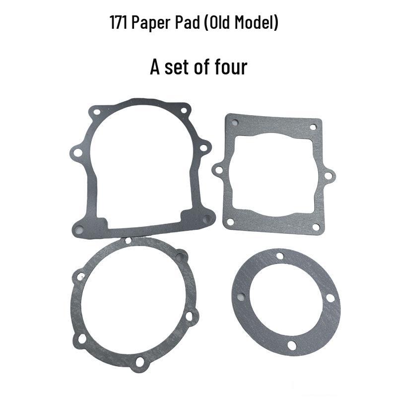 171 Asbestos Micro-tiller Gasket Set: Adjustable Thickness, Includes Flange, Power Take-off Housing, and Side Cover Gaskets