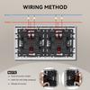 BSEED 1/2Gang Mechanical Button Switch Double Wall Light Switches 1Way Crystal Glass Panel  EU Standard