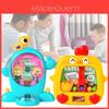 Jucărie educativă adorabilă cu pui galben, tip „prinzător de bile”, din plastic, pentru copii