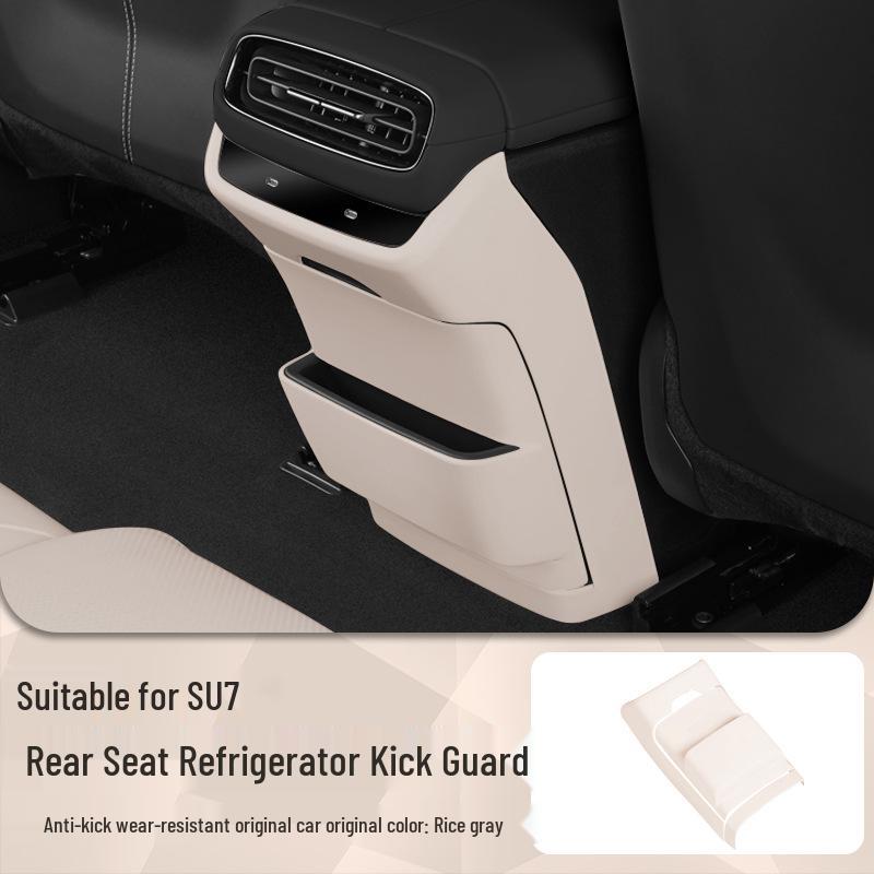 Xiaomi SU7 Refrigerator Kick Mat & Storage Pad for Seat Back Vent Protection