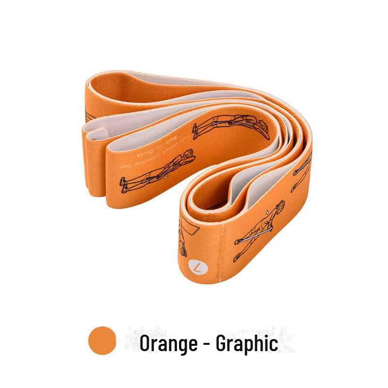 Yoga Elastic Band for Dance & Exercise - Multi-Section Stretch Band