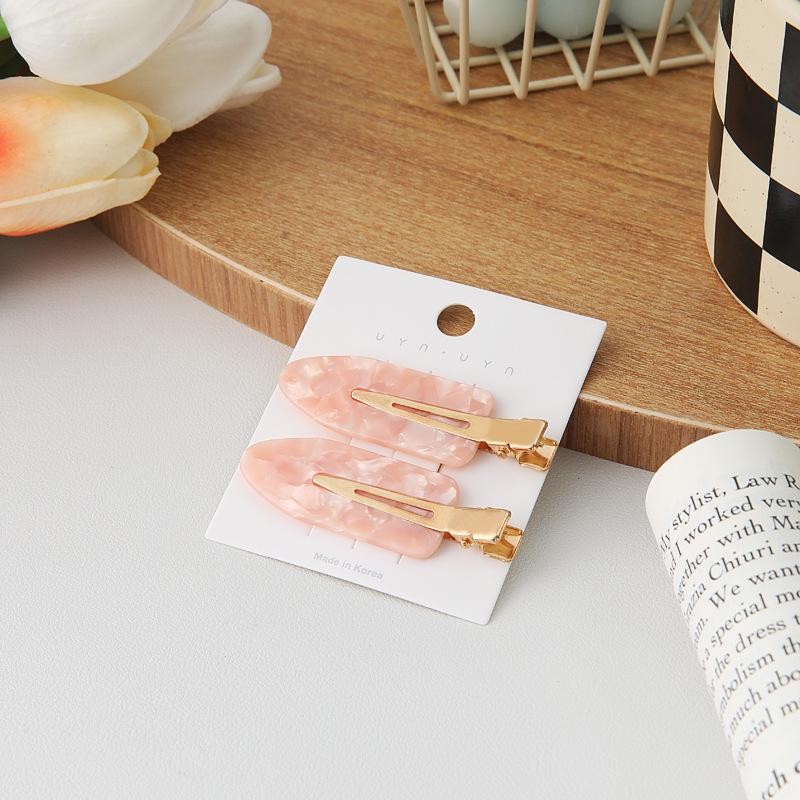 Bunte Haarspangen im japanischen Stil mit Farbverlauf – Handgefertigte nahtlose Pony-Clips und Haarnadeln, Kopfschmuck-Accessoires für Internet-Berühmtheiten.