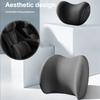 Auto Memory Foam Nackenkissen Kopfstützenschutz Lendenwirbelstütze Kissen Taillenkissen Kissen Auto Haus Unterstützung Nacken Taille Matten