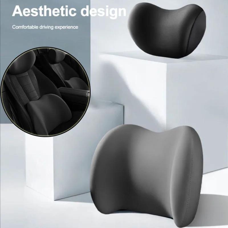 Auto Memory Foam Nackenkissen Kopfstützenschutz Lendenwirbelstütze Kissen Taillenkissen Kissen Auto Haus Unterstützung Nacken Taille Matten