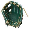 Rawlings HYPER TECH R2G GR5FHTN54FS Baseball Dark Throw Glove, Soft, Infielder's, Green, 11.5 inches, Right-Handed