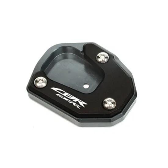 For HONDA CBR600RR CBR 600RR 2007-2022 2021 2020 Motorcycle Valve Cap & Kickstand Foot Side Stand Extension Pad Support Plate