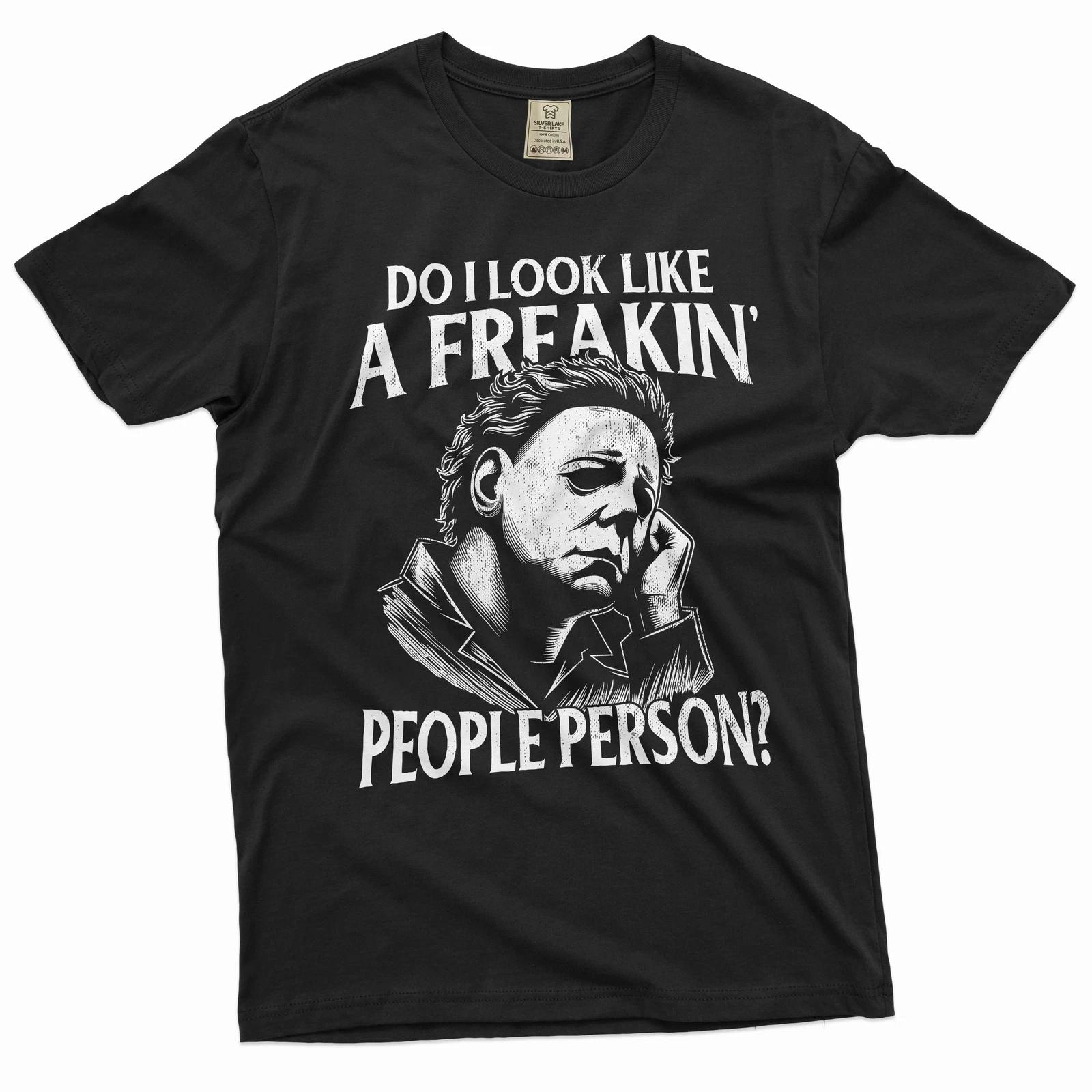 Men s Halloween Shirt Funny Saying Tee Halloween Gift TShirt Serial Killer Shirt L