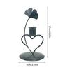 Wrought Iron Pillar Candle Holder Candlestick Metal Candle Holder Candelabrate