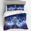 3D Digital Printing Animation Series Hatsune Quilt Cover Three-Piece Set Thickened