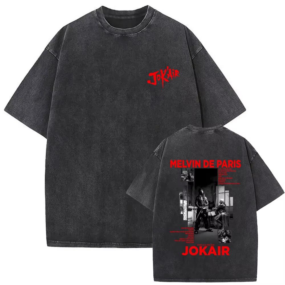 Rapper Album Graphic Washed Vintage Tshirt Men Women Hip Hop Fashion Pop Music cotton Tshirt Male Vintage Oversized Tops