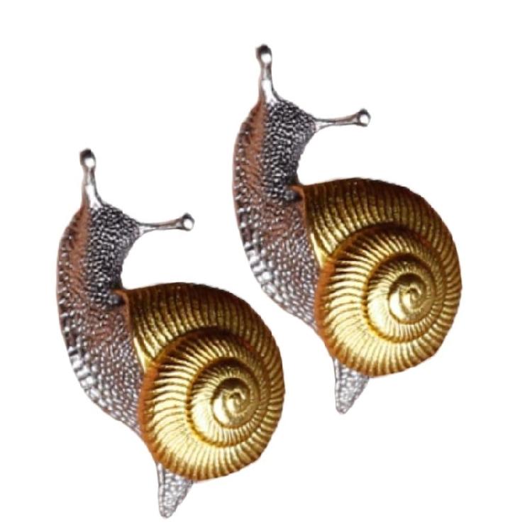 Unique Snail Ear Ornaments Simple Snail Earrings Jewelry Fashionable Ear Studs 1
