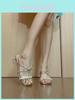 Fashion Bow Water Drill Summer Sandals For Women With Nonslip Pu Sole For Daily Wear