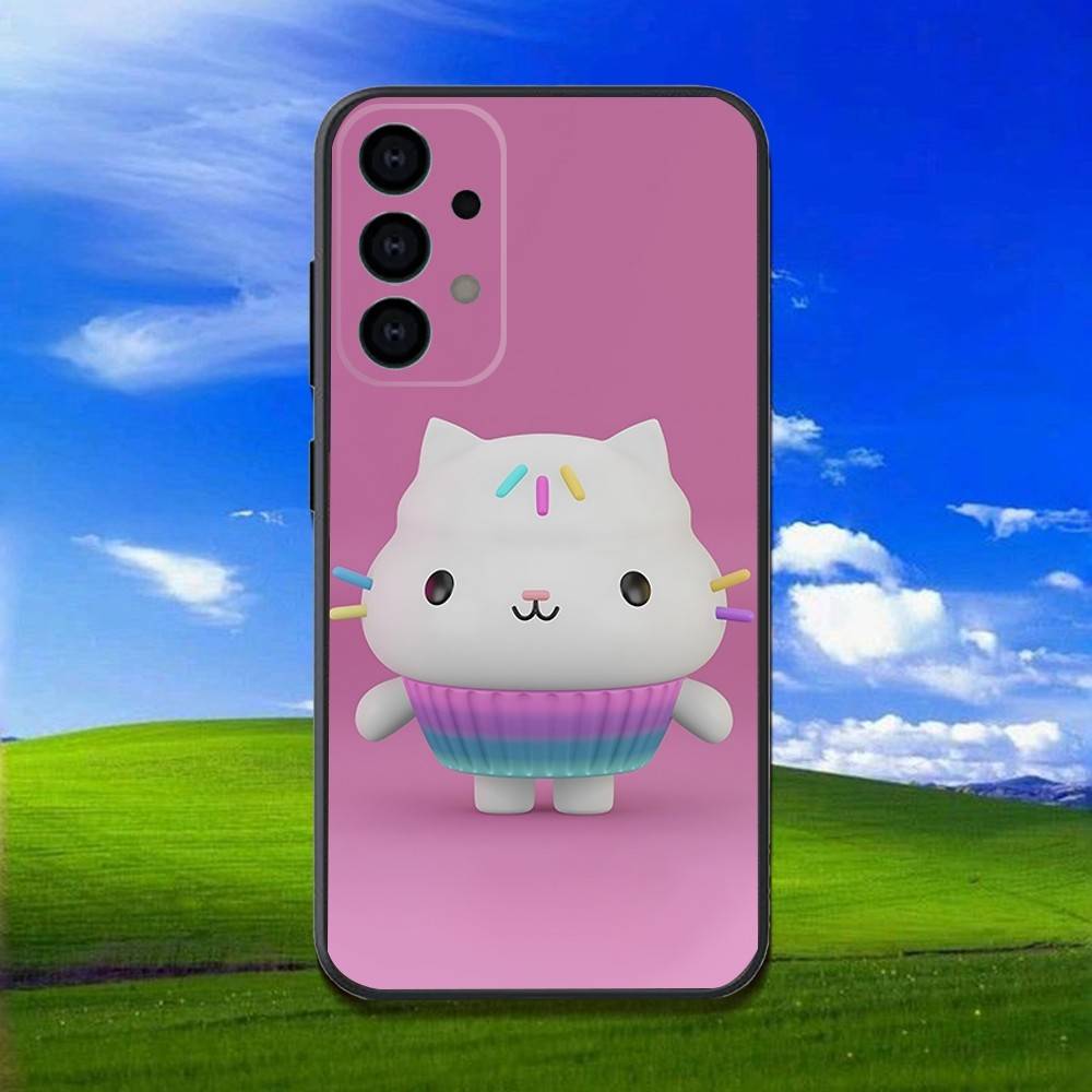 Cartoon G-Gabbys D-Dollhouse Phone Case For Samsung Galaxy A13,A21s,A22,A31,A32,A52,A53,A71,A80,Soft Black Shell