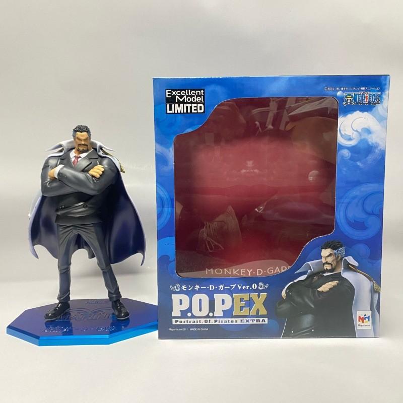 

POP One Piece Figure Monkey.D.Garp 26CM Anime PVC Action Figure Toys 3 Heads Garp Statue Kapu Figure Collectible Model Doll Gift No Retail Box