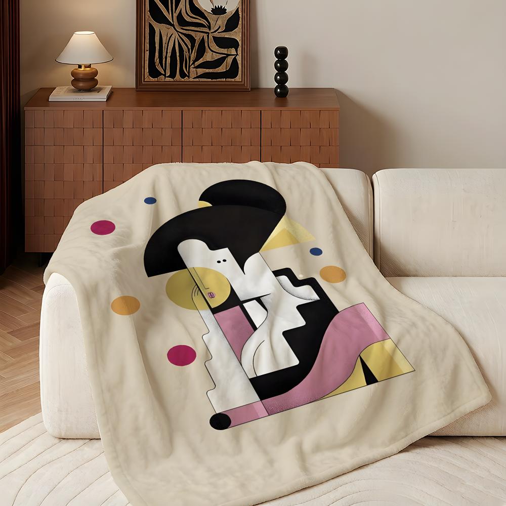 Artist J-John B-Battalgazi Throw Flannel Throw Blanket, Lightweight Cozy, Durable Washable Cute Cool