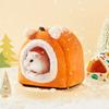 Hamster House Guinea Pigs Nest Small Animal Sleeping Bed Winter Warm Cotton Bed Soft Accessories for Rodents/Guinea Pigs