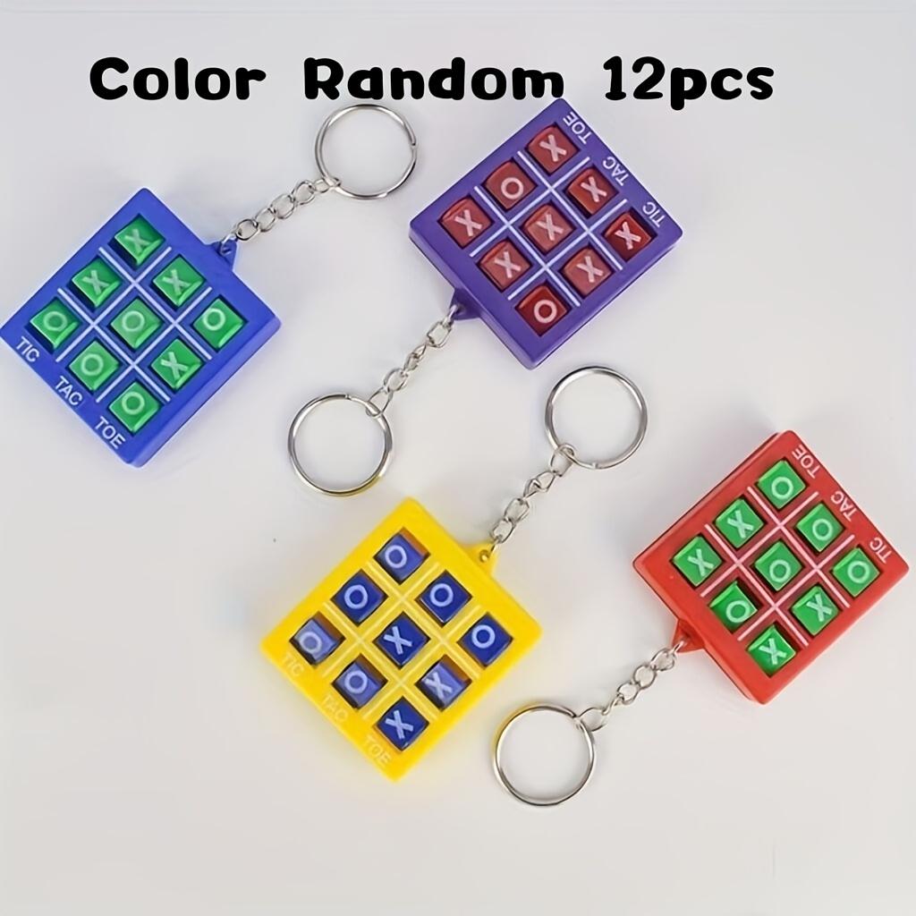 

4шт/8шт/12шт Маленькі подарунки до школи для святкових зібрань, Різдва, Хелловінської вечірки, Маленькі подарунки, Подарунок для вечірки Спінер Хрестики-нулики XO, 12pcs