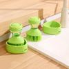 Storage Base Pot Dish Brush With Soap Dispenser Kitchen Cleaning Brush  Washing Utensils